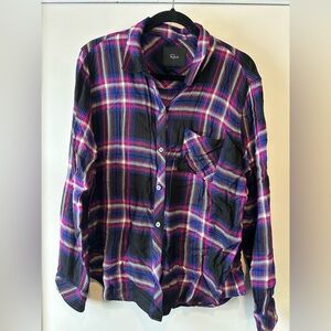 Rails super soft flannel button down